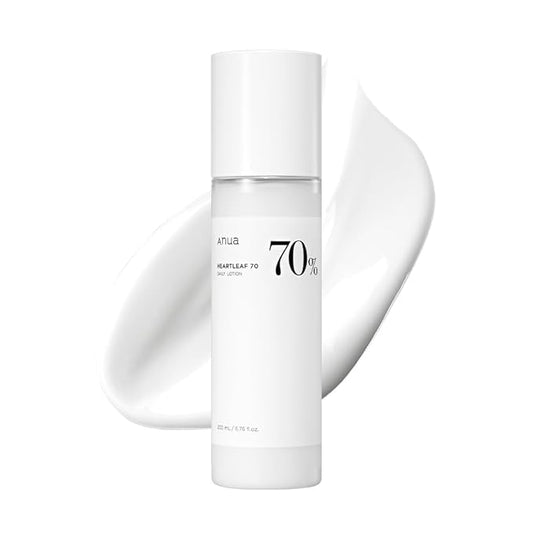Anua Heartleaf Daily Lotion, Face Moisturizer with Hyaluronic Acid for Sensitive Skin, Lightweight, Korean Skin Care (200ml, 6.76 fl.oz.)
