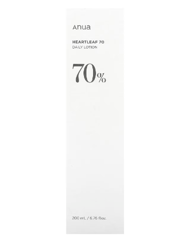 Anua Heartleaf Daily Lotion, Face Moisturizer with Hyaluronic Acid for Sensitive Skin, Lightweight, Korean Skin Care (200ml, 6.76 fl.oz.)